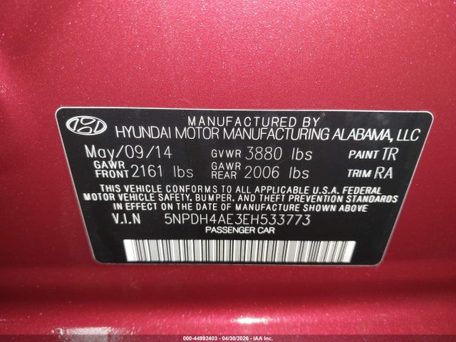 Hyundai ELANTRA Se