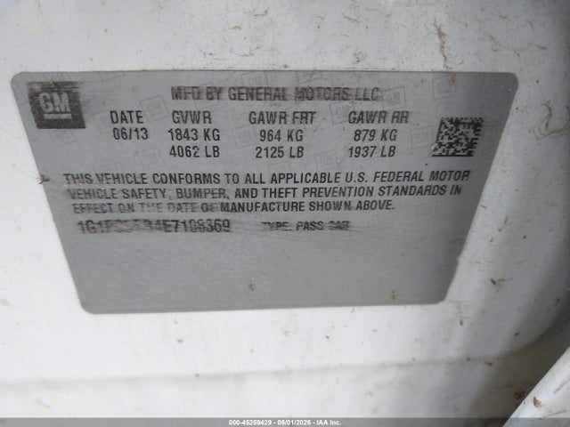 Chevrolet Cruze 1lt Auto
