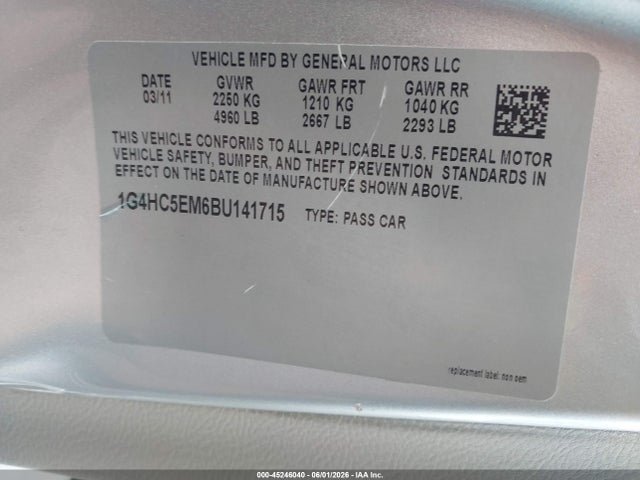 Buick Lucerne Cxl