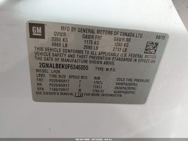Chevrolet Equinox 1lt