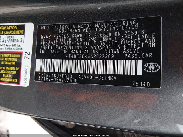 Toyota Camry Le