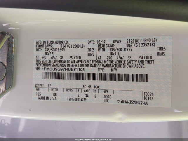 Ford Escape Se