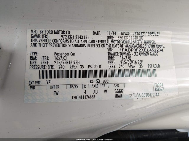 Ford Focus Se