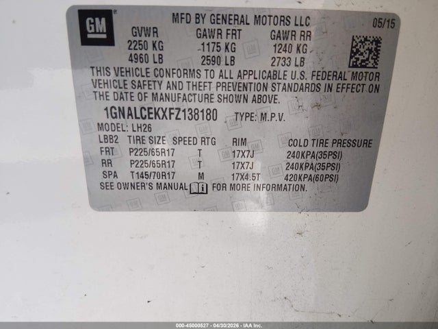 Chevrolet Equinox 2lt