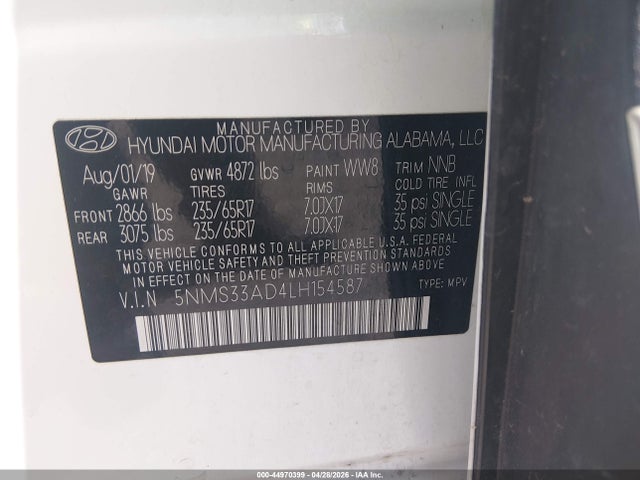 Hyundai SANTA FE Sel