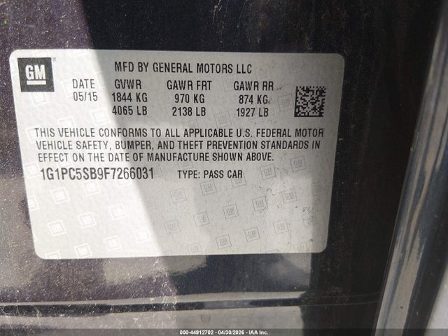 Chevrolet Cruze 1lt Auto