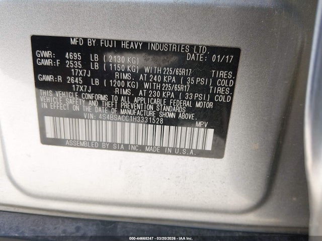 Subaru Outback 2.5i Premium