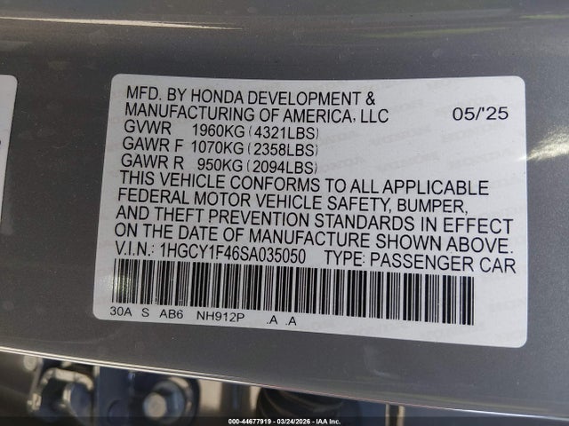 Honda Accord Se