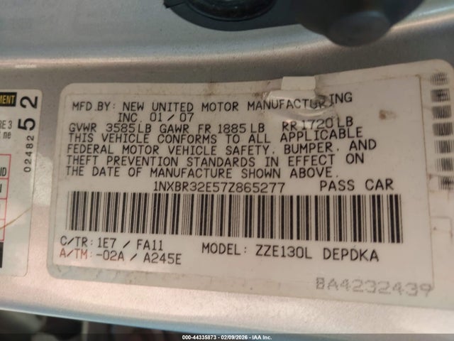 Toyota Corolla Ce