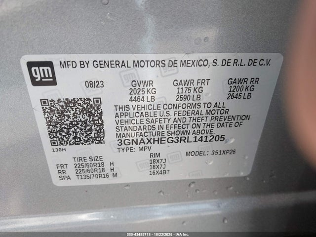 Chevrolet Equinox Fwd Ls