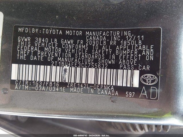 Toyota Corolla Le