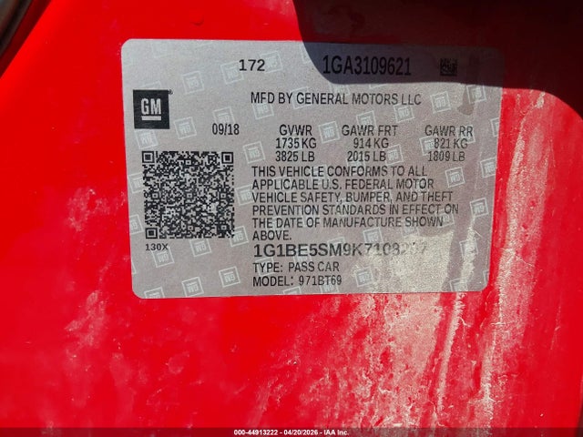 Chevrolet Cruze Lt