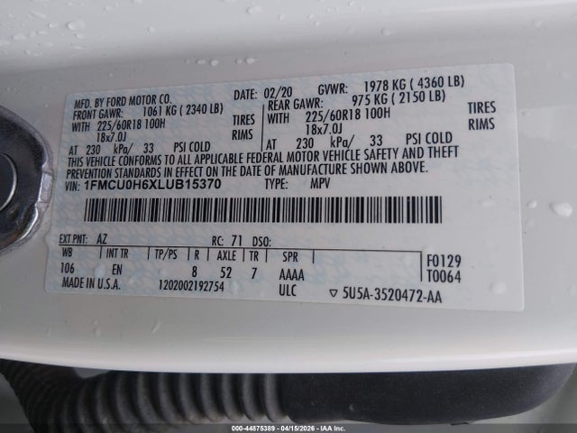 Ford Escape Sel