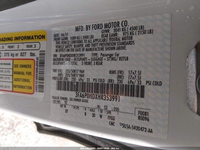Ford Fusion Se