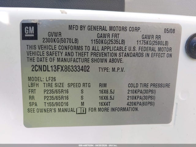 Chevrolet Equinox Ls