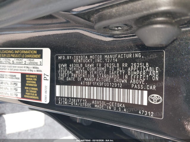 Toyota Camry Se