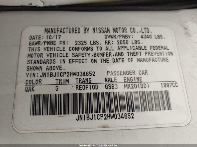 Nissan Rogue S