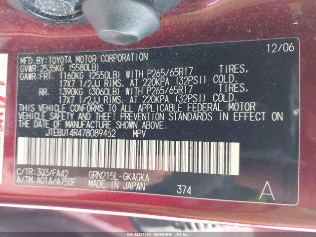 Toyota 4Runner Sr5 V6