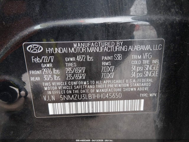Hyundai SANTA FE 2.4l
