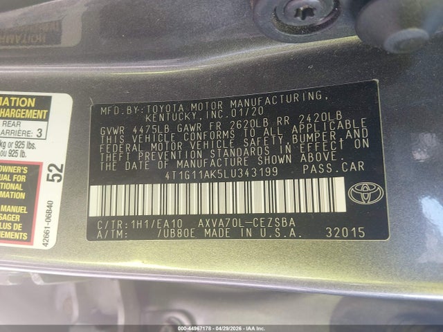 Toyota Camry Se