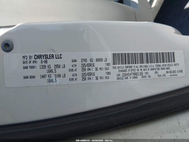 Dodge Grand Caravan Sxt