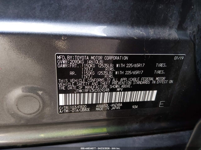 Toyota RAV4 Le