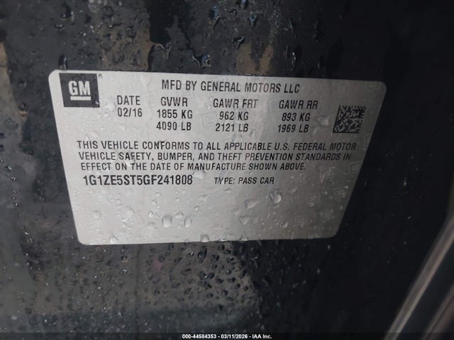 Chevrolet Malibu 1lt
