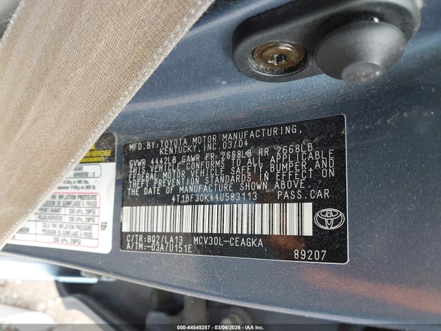Toyota Camry Xle V6