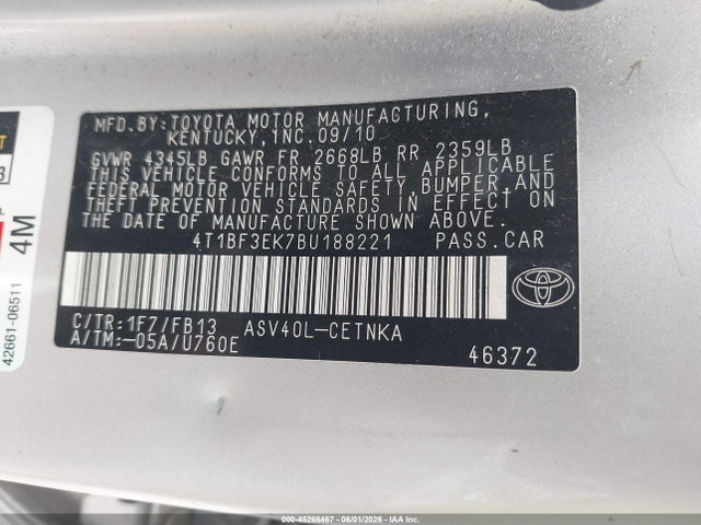 Toyota Camry Le