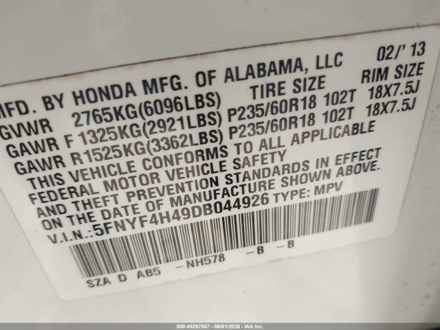Honda Pilot Ex
