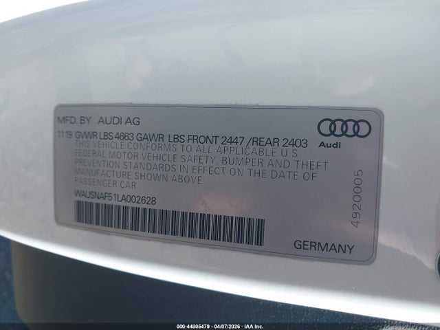 Audi A5 Premium 45 Tfsi Quattro S Tronic