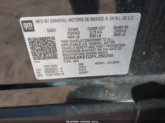 Chevrolet Equinox Fwd Lt
