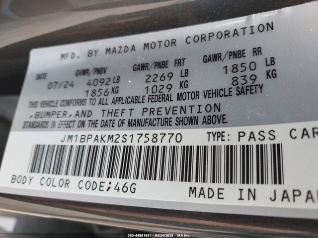 Mazda Mazda3 2.5 S Select Sport