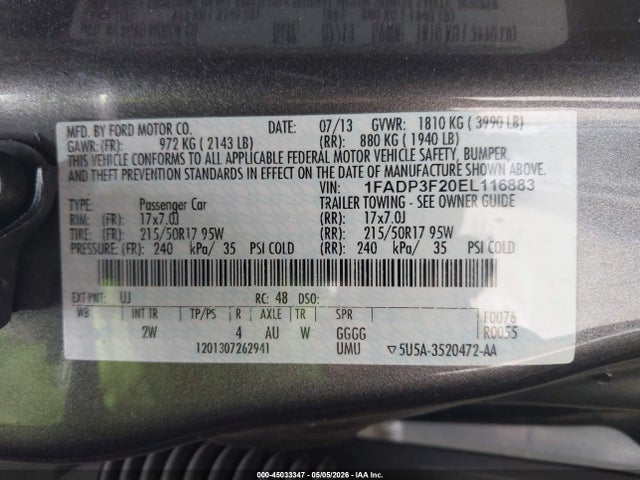 Ford Focus Se