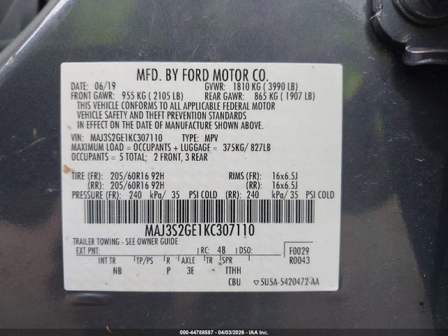 Ford EcoSport Se