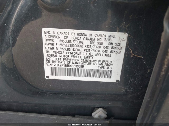 Honda Pilot Exl