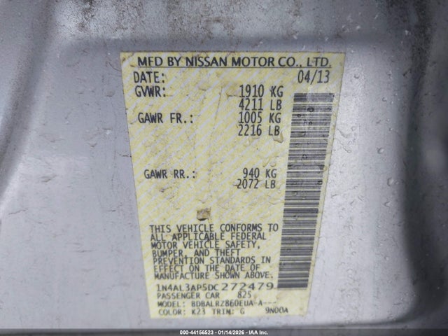 Nissan Altima 2.5 S