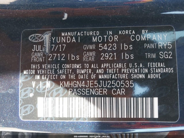 Genesis G80 3.8