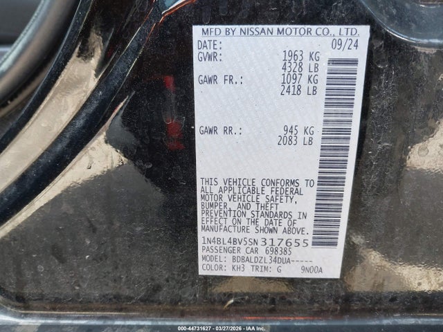 Nissan Altima S Fwd