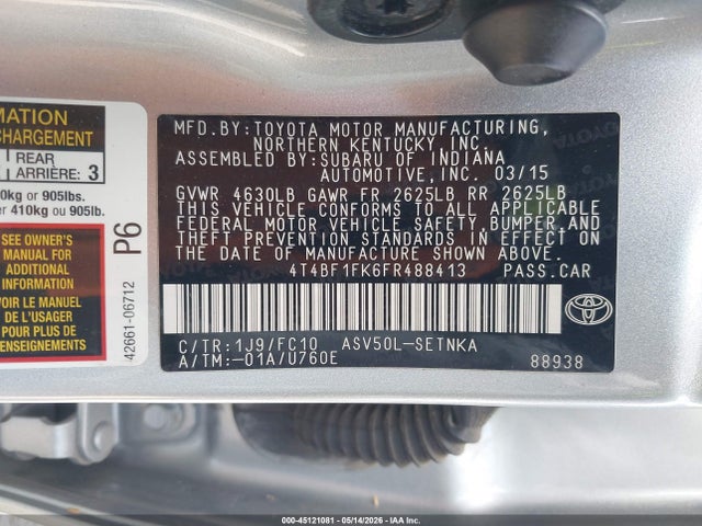 Toyota Camry Le