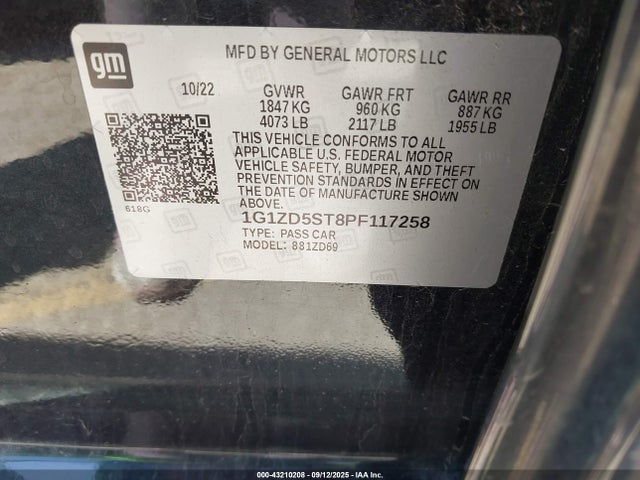 Chevrolet Malibu Fwd 1lt