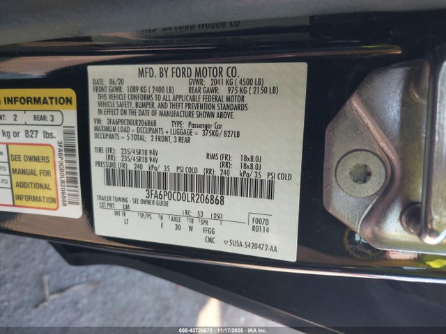 Ford Fusion Sel