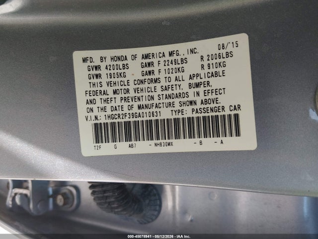 Honda Accord Lx