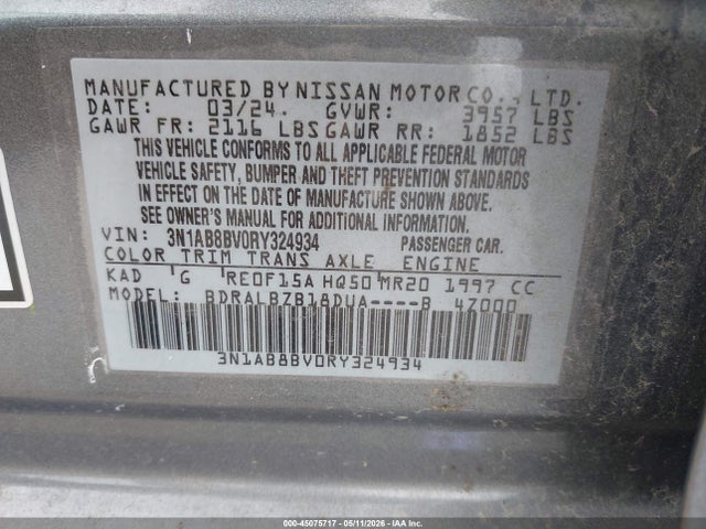 Nissan Sentra S Xtronic Cvt