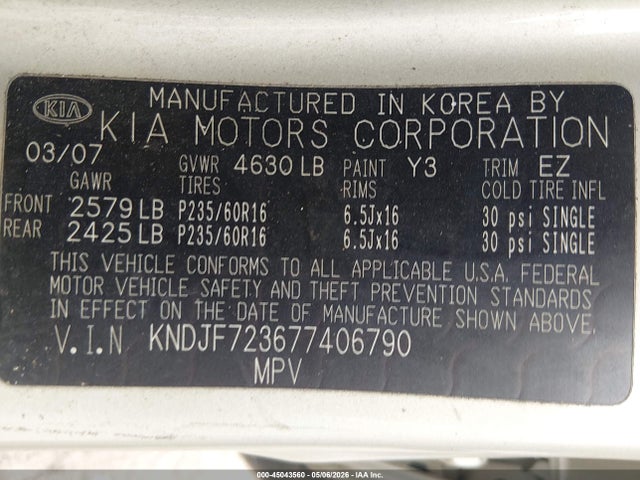 Kia Sportage Ex V6