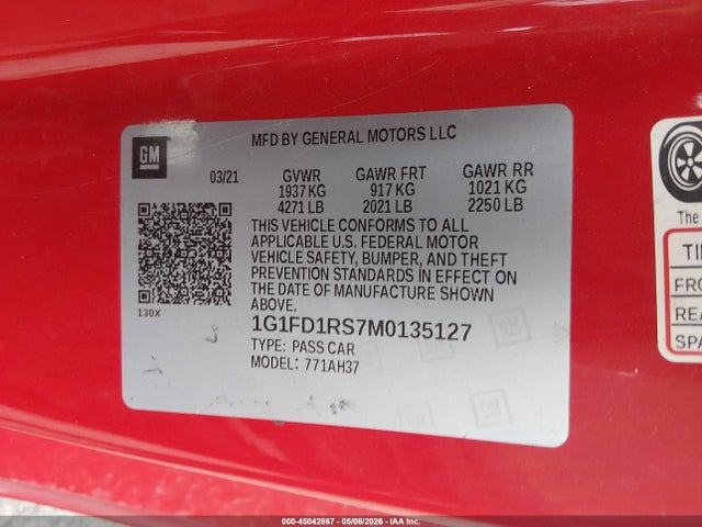 Chevrolet Camaro Rwd  2lt