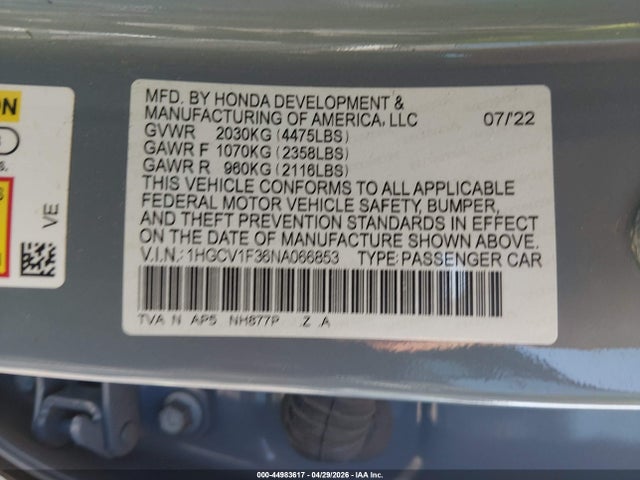 Honda Accord Sport