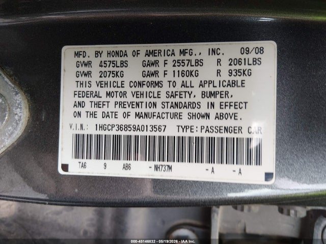 Honda Accord 3.5 Ex-l