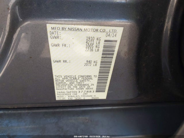 Nissan Altima 2.5 S