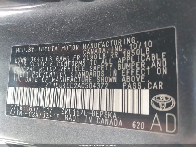 Toyota Corolla S